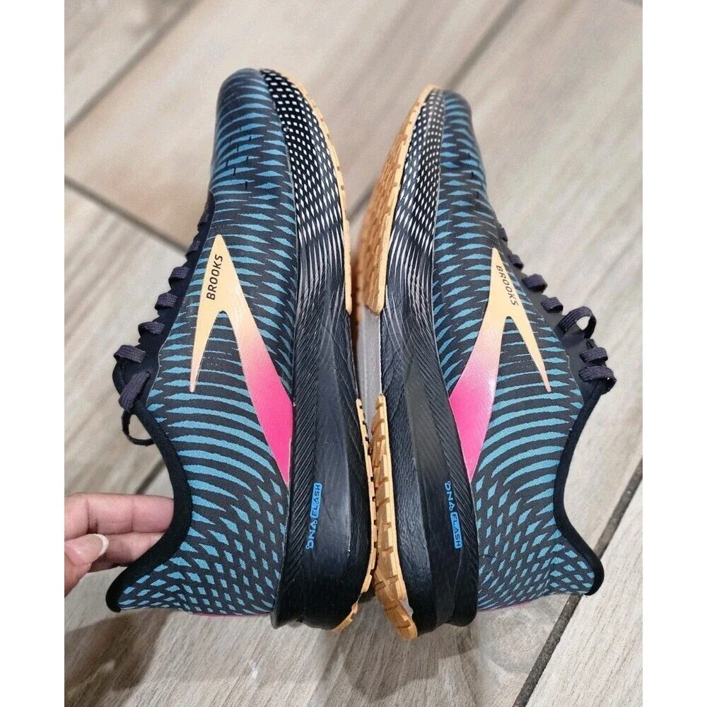 Brooks Women's Hypertension Temp Black and Teal Running Shoes 10.5 - Picture 13 of 16